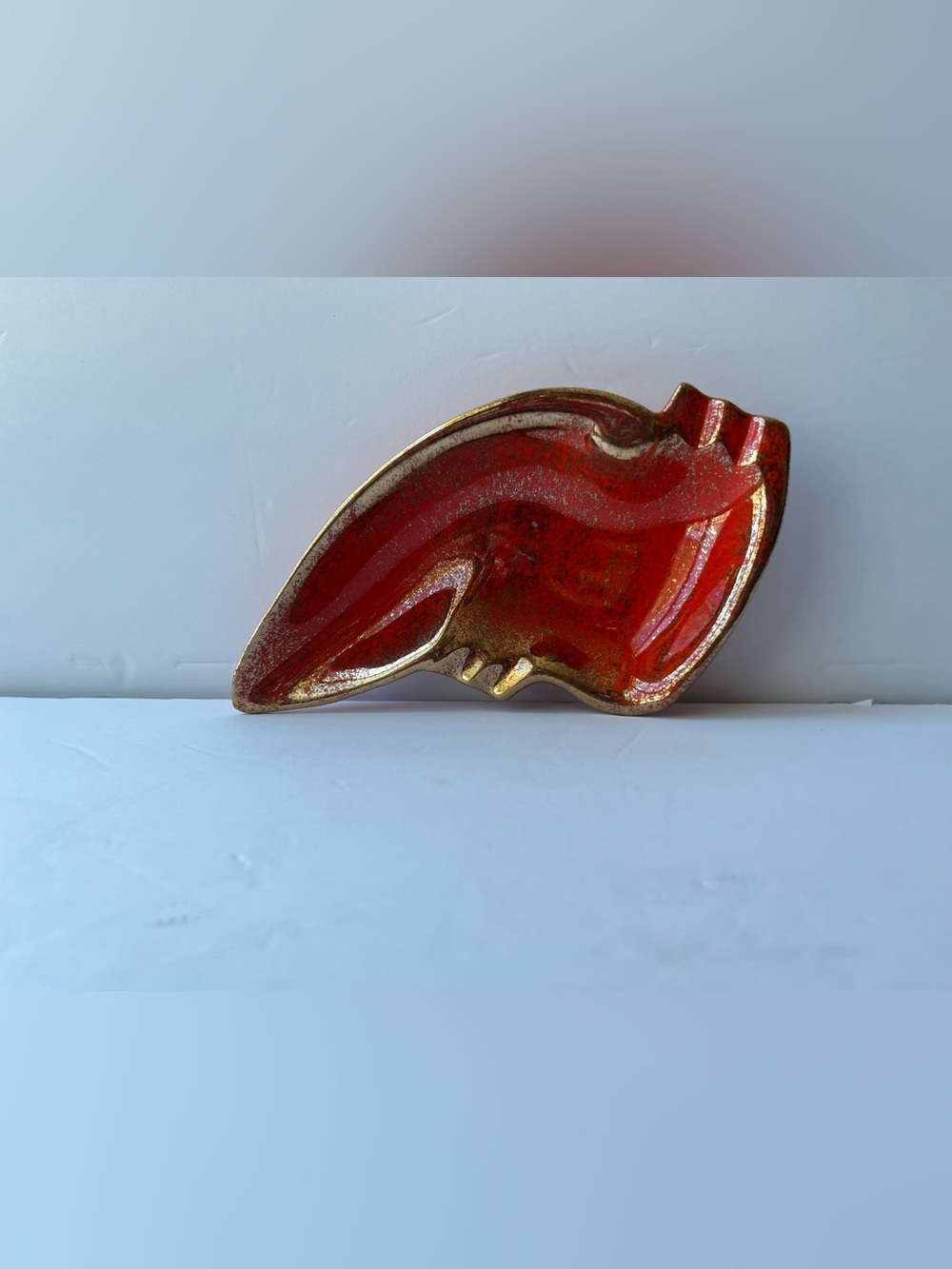 Vintage MCM California Atomic Boomerang Ashtray